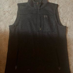 CINCH MENS SWEATER KNIT FLEECE VEST